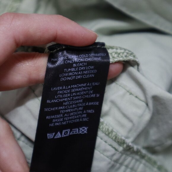 Urban Outfitters Cargo Pants Women M Green Slouchy Goblincore Fairy Grunge Loose - Picture 8 of 16